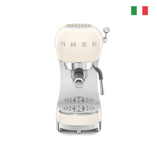Machine à expresso 15 bars blanc Smeg ECF02CREU Crème