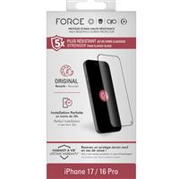 Protection d'écran Forceglass 2,5D Original Transparent pour iPhone 17 et 16 Pro