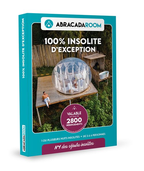 Coffret cadeau AbracadaRoom 100% Insolite d'exception - vue 1