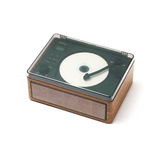 Lecteur CD rétro Bluetooth Bois