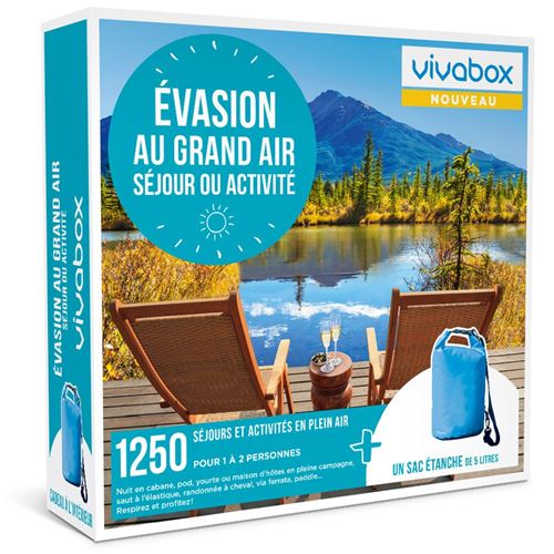 Coffret cadeau Vivabox Evasion au grand air