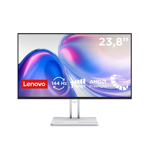 Ecran PC Lenovo L24-45 23,8" Full HD Gris nuage