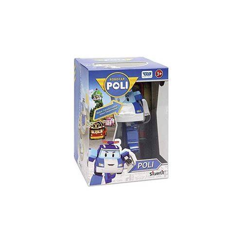 Silverlit Robocar Poli – Keaton Figurine 2-en-1 Transformable Robot Véhicule – 10 Cm – Dès 3 Ans