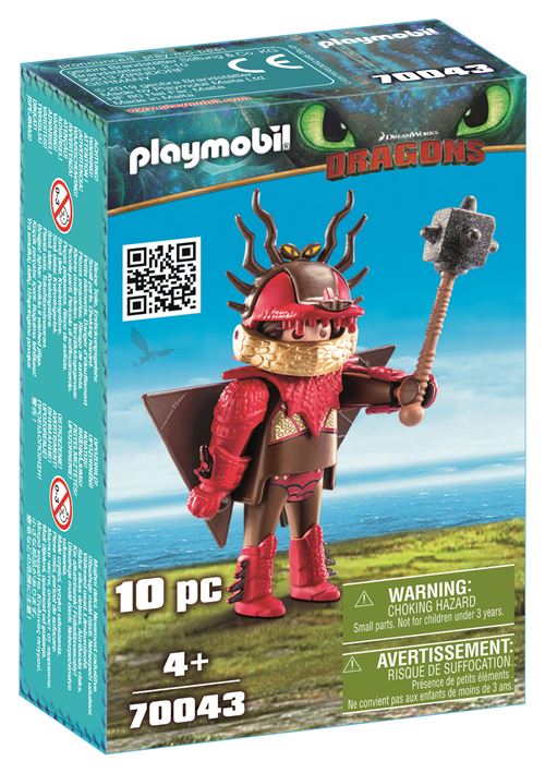 Playmobil Dragons 70043 Rustik En Combinaison De Vol