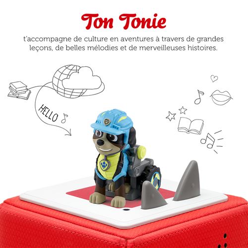 Figurine Tonies La Pat' Patrouille Chase pour Conteuse Toniebox - Accessoire conteuse d'histoire