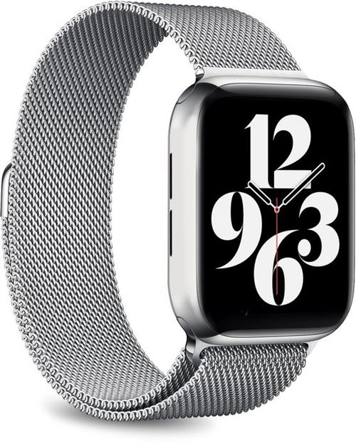 Bracelet Milanese pour Apple Watch 42-45mm Puro Argent 