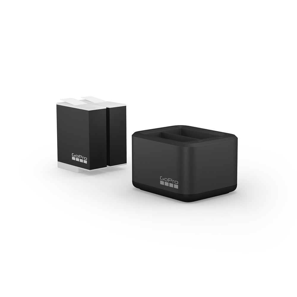 Chargeur Double Pour Batteries GoPro/ Caméra D'Action – 2 Batteries En Même Temps, Entrée USB/Type-C 5V/2A - 2
