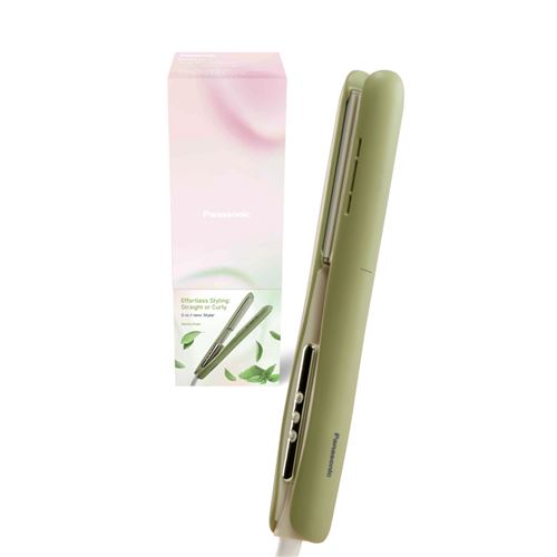 PANASONIC Fer &agrave; lisser et &agrave; boucler  EH-HV31-G503 Vert Matcha