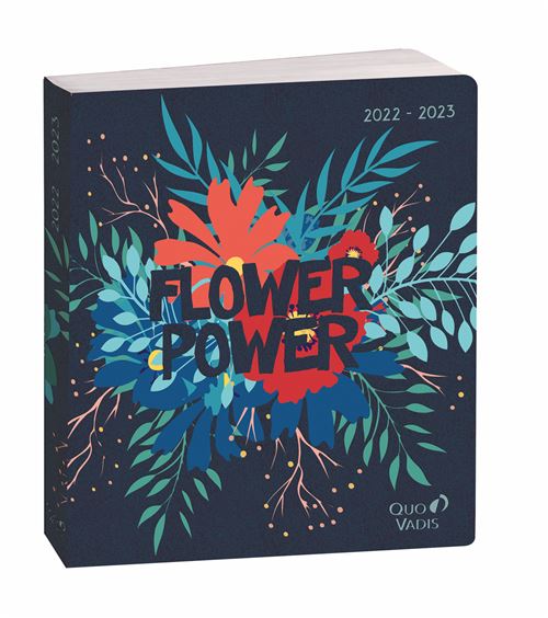 Agenda scolaire Quo Vadis 2022 2023 Plany Day Jungle Fleur