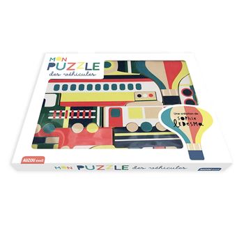 Mon puzzle des véhicules Auzou