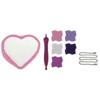 Kit créatif Au Sycomore Plush et Fun Tinybags Coeur