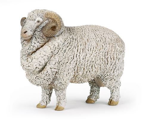 Figurine Papo Mouton Merinos Modèle Réaliste et Détails Précis Neuf - vue 5