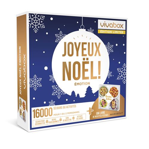 Coffret cadeau Vivabox Joyeux Noël Emotion