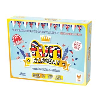Jeu de culture générale Topigames Fun Academy Édition famille Version Français Anglais - 1