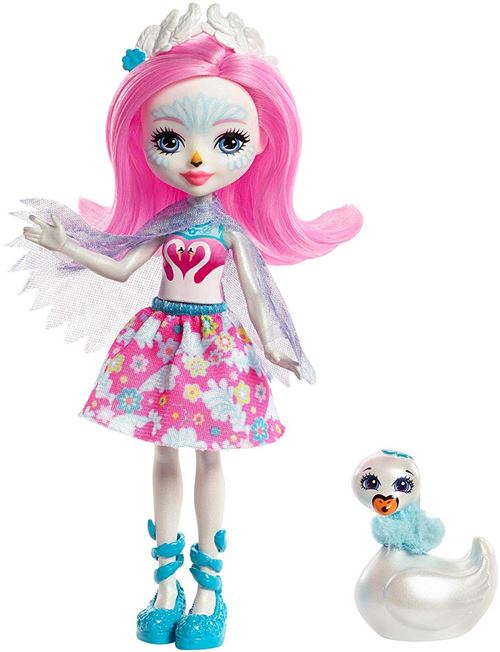 Poupée Enchantimals Saffi Cygne et Poisi