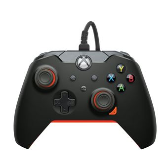 Manette filaire Pdp pour Xbox et PC Noir atomique