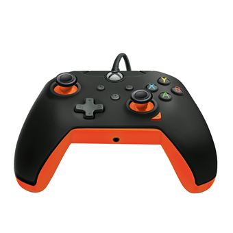 Manette filaire Pdp pour Xbox et PC Noir atomique