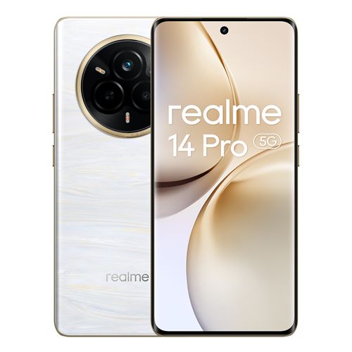 Smartphone Realme 14 Pro 6,77 5G Double nano SIM 512 Go Blanc nacré
