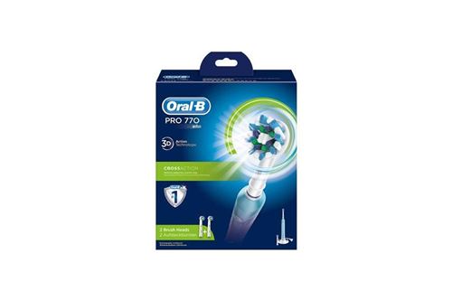 Brosse à dents électrique Oral B PRO 770 CrossAction Bleu et Blanc