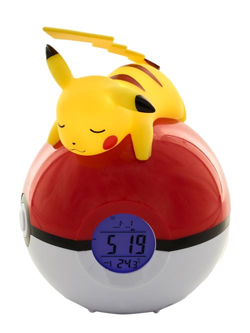 TEKNOFUN PIKACHU HORLOGE NUME RIQUE LAMP