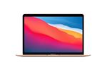 Apple MacBook Air - M1 - 7-core GPU - 16 Go RAM - 512 Go SSD - 13" - Wi-Fi 6 - Or - Clavier : Suisse