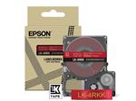 Epson LabelWorks LK-4RKK - Satin - doré sur rouge - Rouleau (1,2 cm x 5 m) 1 cassette(s) bande de ruban - pour LabelWorks Cable and Wiring Kit, LW-1000, 600, 700, K400, Z700, Z710, Z900, Safety Kit