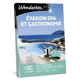 Coffret cadeau Wonderbox Évasion spa et gastronomie - 1
