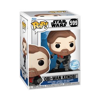 Figurine Funko Pop Star Wars Clone Wars Mando Obi Wan