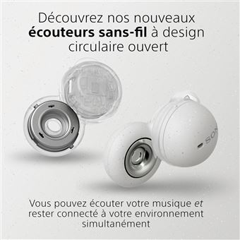 Ecouteurs sans fil Sony LinkBuds WFL900 True Wireless Blanc