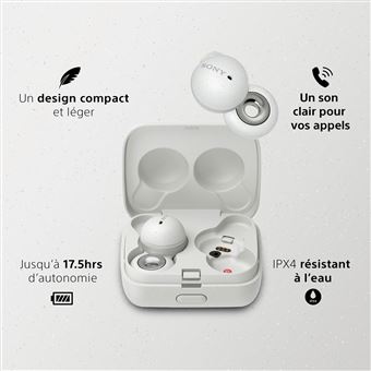 Ecouteurs sans fil Sony LinkBuds WFL900 True Wireless Blanc