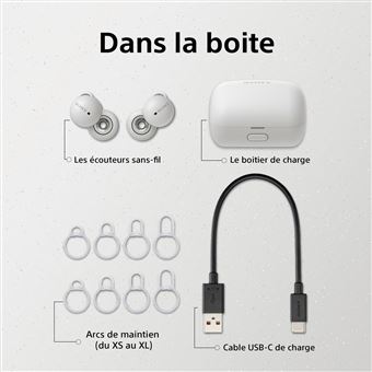 Ecouteurs sans fil Sony LinkBuds WFL900 True Wireless Blanc