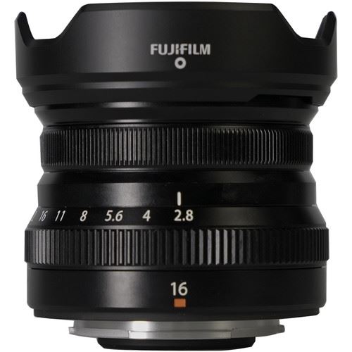 Objectif hybride Fujifilm XF 16mm f2.8 R WR - vue 3