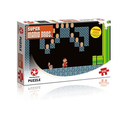 Puzzle 500 pièces Winning Moves Super Mario Bros Underground Adventures