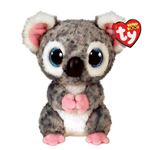 Peluche Ty Beanie Boo's Small Karli Le Koala Gris et Rose