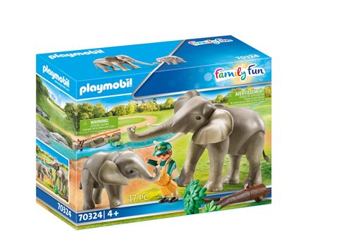 Playmobil Family Fun 70324 Refuge pour éléphants