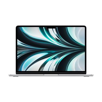 Apple MacBook Air 13.6" 256 Go SSD 8 Go RAM Puce M2 CPU 8 cœurs GPU Argent métal Reconditionné - 1