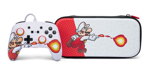 Boîtier de protection fin pour Nintendo Switch PowerA Mario Fireball - Etui  et protection gaming - Achat & prix