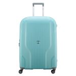 Valise extensible à 4 roues Delsey Clavel Taille L 76 cm Gris Bleu