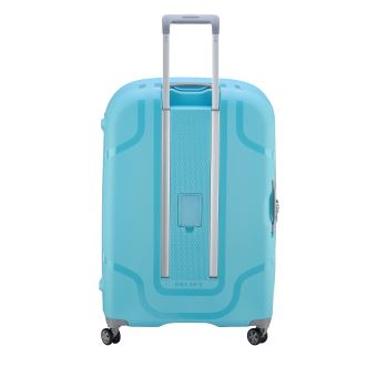 Valise extensible à 4 roues Delsey Clavel Taille L 76 cm Gris Bleu