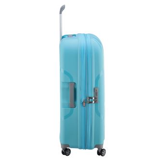 Valise extensible à 4 roues Delsey Clavel Taille L 76 cm Gris Bleu
