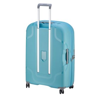 Valise extensible à 4 roues Delsey Clavel Taille L 76 cm Gris Bleu
