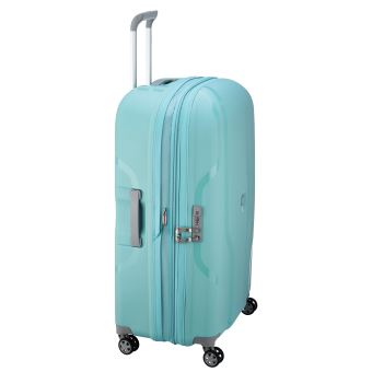 Valise extensible à 4 roues Delsey Clavel Taille L 76 cm Gris Bleu