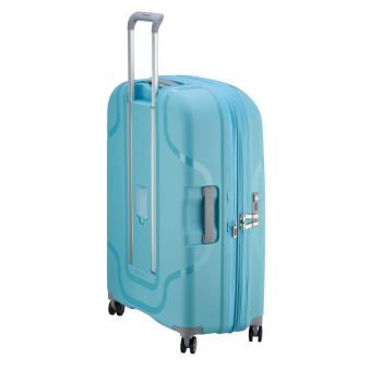 Valise extensible à 4 roues Delsey Clavel Taille L 76 cm Gris Bleu