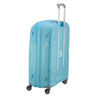 Valise extensible à 4 roues Delsey Clavel Taille L 76 cm Gris Bleu