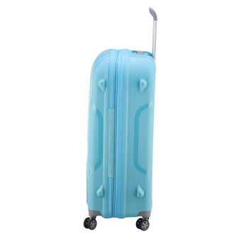 Valise extensible à 4 roues Delsey Clavel Taille L 76 cm Gris Bleu