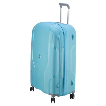Valise extensible à 4 roues Delsey Clavel Taille L 76 cm Gris Bleu