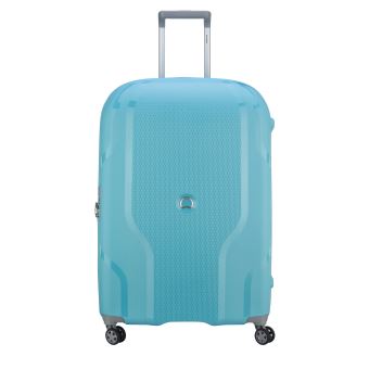Valise extensible à 4 roues Delsey Clavel Taille L 76 cm Gris Bleu