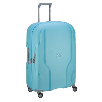 Valise extensible à 4 roues Delsey Clavel Taille L 76 cm Gris Bleu