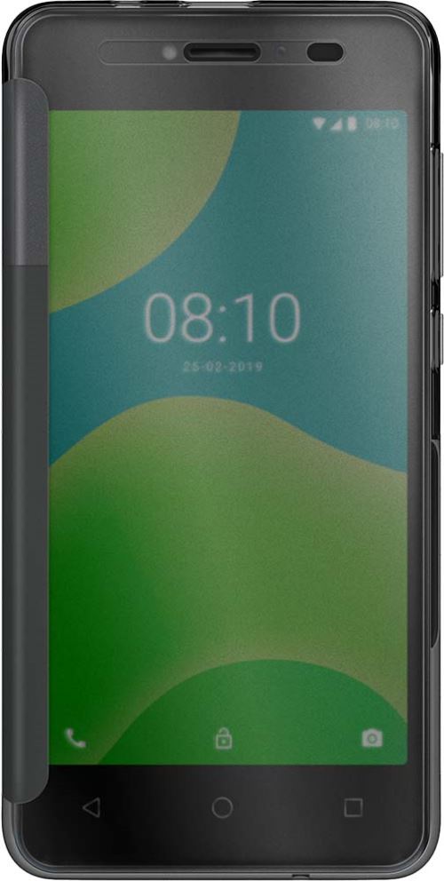 Etui folio Wiko Easy Gris pour Wiko Y50