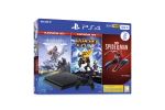 Console PS4 Slim 500Go Noire/Jet Black + Horizon Zero Dawn Complete Edition + Marvel's Spider-Man + Ratchet & Clank